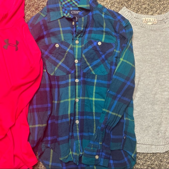 🟢 Lot of 3 Girls Shirts Size Medium 10/12 (Lot #3) - Picture 3 of 8